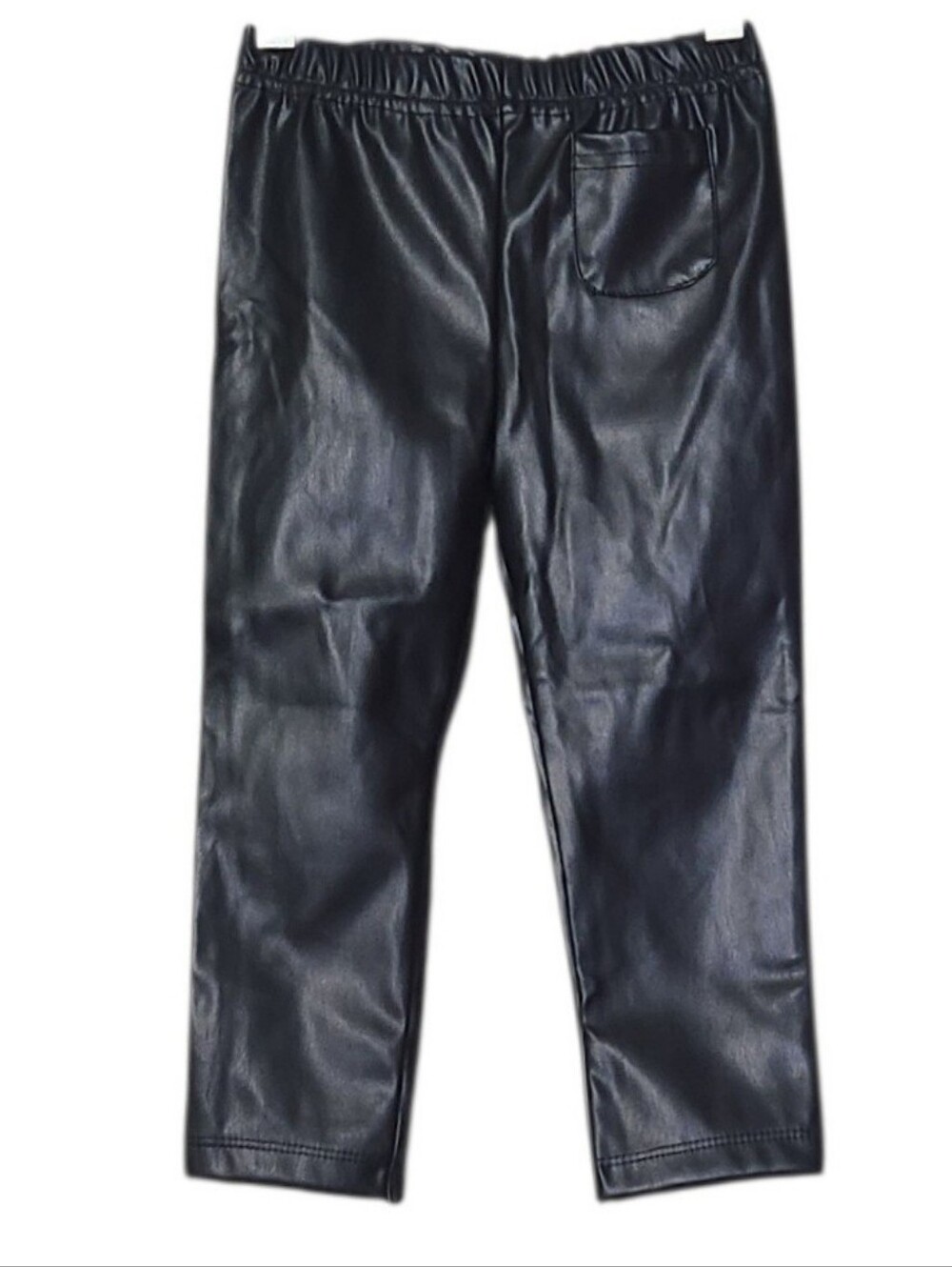 Nicole Miller Toddler Girls Black Faux Leather Pants / Leggings - Size 2T